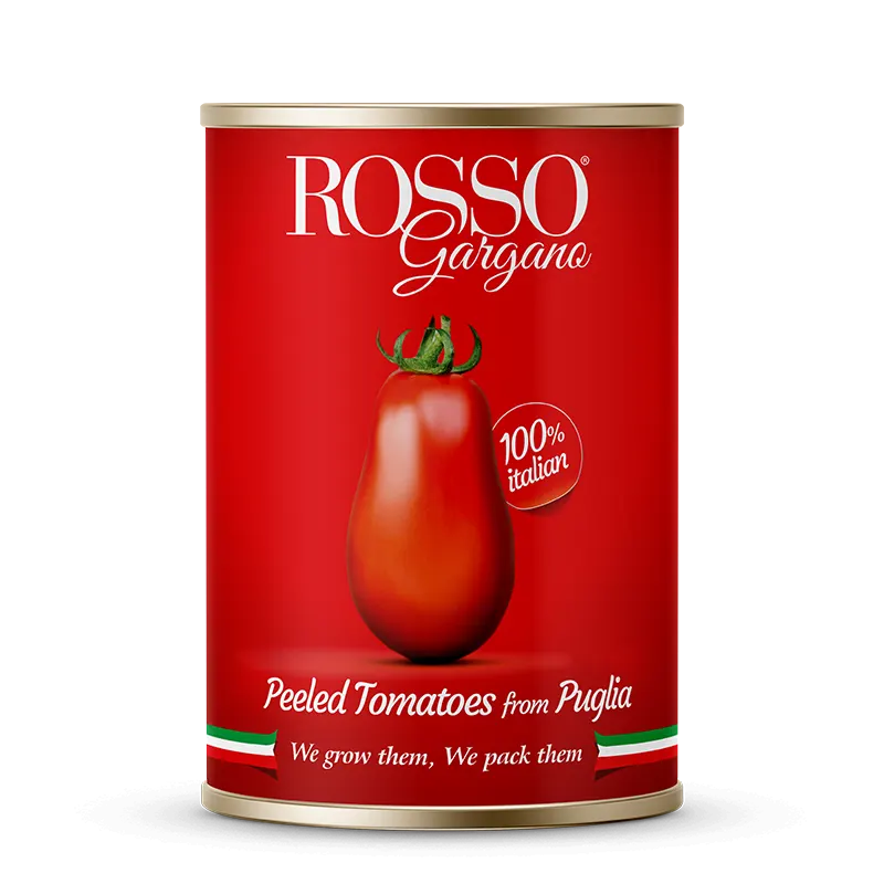 Peeled tomatoes from Puglia - 500g - Rosso Gargano