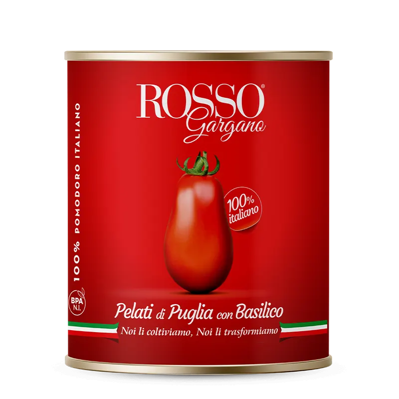 Pelati con basilico - Rosso Gargano